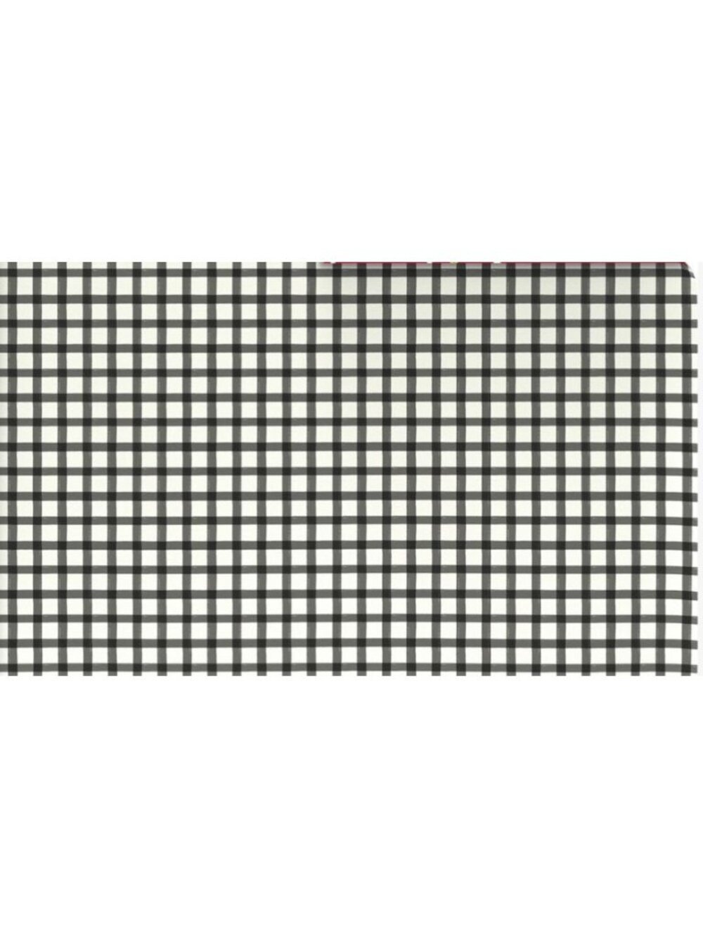 Hallmark Christmas Wrapping Paper Black White Check Red Reversible Roll 35 sq ft